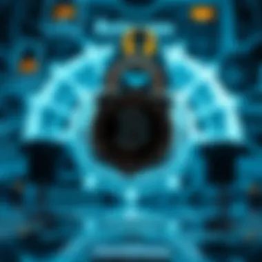 A visual representation of cryptocurrency security measures employed by Bitmax.